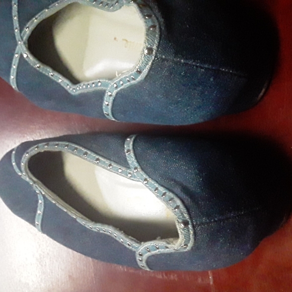 Studded Denim Shoes - Picture 4 of 6